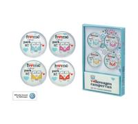 VW Camper Magnets, Set of 4, Home Is Where Your Park It