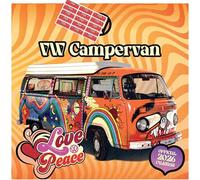 VW Camper Van Calendar 2026 Wall Calendar with Free Organisational Stickers Included
