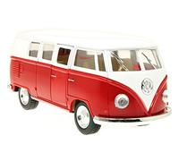 5 Die-cast 1962 VW Classic Bus 1/32 Scale (Maroon), Pull Back n Go Action. by 5 Die-cast Vehicles