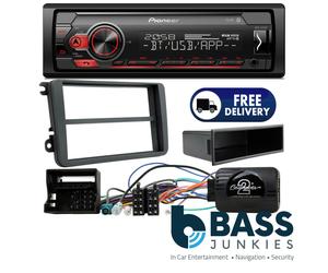 VW Caravelle Pioneer Mechless USB AUX Bluetooth Car Stereo Steering Wheel Kit