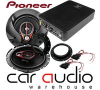 VW Caravelle T5/T5.1 PIONEER Front Door Car Speakers & 600W Underseat Sub Kit