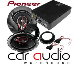 VW Caravelle T5/T5.1 PIONEER Front Door Car Speakers & 600W Underseat Sub Kit