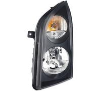 Hella Headlight 1LR 247 017-071 VW Crafter 06-12 Black Halogen OEM Left Near Side