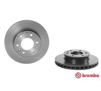 2x Brake Discs Front Internally Vented Fits Mercedes-Benz VW BREMBO 09.9508.11