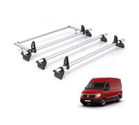 Vw Crafter Roof Rack 3X Bars + Roller Fits 2017+ Low/high Roof Rhino Kammbar Pro Not Suitable For Extra Long (L5) Wheelbase