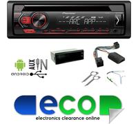 VW EOS 2006-16 Pioneer USB AUX CD MP3 Android iPhone Car Stereo Steering Kit