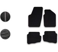 VW Fox (2006-2012) Car Mats Accessories Tailored Fit Carpet Floor Mats Non Slip Black Trim Full Coverage Compatible Accessory Front Rear Set Anti Slip Granulated Backing Hand-Finished Clips