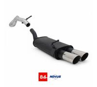 VW Golf 4 (1J) Sport Exhaust Silencer 2x76mm MS-DESIGN