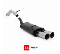 VW Golf 4 (1J) Sport Exhaust Silencer 2x76mm RL Design