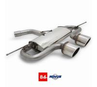 VW Golf 6 Sport rear silencer R-look 2 x 100 mm SR design stainless steel