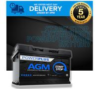 VW Golf Caddy Van 2014 - Present Start Stop Car Battery AGM 096 Car Battery
