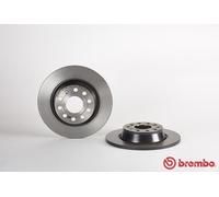 VW PASSAT Variant Brembo Coated Brake Discs Rear 2005-2011 Pair