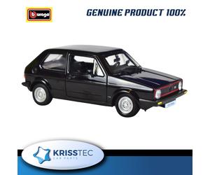 VW Golf Mk1 GTI Black - 1:24 by Bburago 18-21089 Genuine diecast