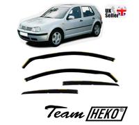 Heko Wind Deflectors For VW Golf 4 Mk4 Hatchback / Estate 1997-2006 4Pcs Tinted