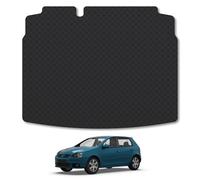 VW Golf Mk5 (2003-2009) Heavy Duty Thick Rubber Boot Mat Liner Accessories Tailored Fit Set Compatible Accessory Waterproof Durable Non-Slip 5mm Full Coverage Protection