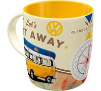 Nostalgic-Art VW Bulli “Let's Get Away!” Volkswagen Camper Van Mug43032
