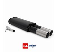 VW Passat 3B / 3BG Sport Exhaust Silencer 2x76mm RL-Design