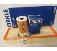 VW Passat B7 2.0 TDi 1968cc Genuine Mahle Oil Air Filter Service Kit 2010-2014