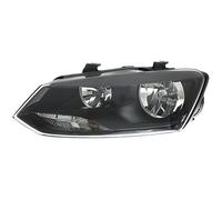 VW Polo 14-17 Black Twin Reflector Headlight Left Passenger Near Side OEM Hella