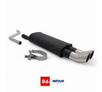 VW Polo 86C / 2F Sport Exhaust Silencer 2x76mm DTM