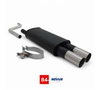 VW Polo 86C / 2F Sport Exhaust Silencer 2x76Mm RL-Design