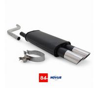 VW Polo 86C / 2F Sport Exhaust Silencer 2x76mm SR-Design