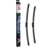 VW Polo Front Wiper Blade Set Windscreen 2005 to 2009 BOSCH AEROTWIN A308S