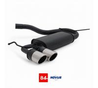 VW Scirocco 3 (137) sport rear silencer 2x76mm SR design