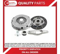Clutch Kit 3pc (Cover+Plate+Releaser) fits VW POLO 9N, Mk5 1.2 01 to 11 Quality
