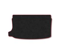 VW T-Cross [Upper Boot Position] (2018+) Boot Mat Accessories Tailored Fit Carpet Boot Liner non Slip Red Trim Full Coverage Compatible Accessory Protector Granulated Backing Hand-Finished