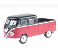 VW T1 Bus DoKa Doppelkabine 1961 red schw diecast modelcar 840218 Norev 1:43