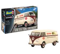 Vw T1 Dr. Oetker 1:24 Plastic Model Kit 07677 REVELL