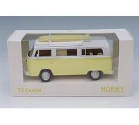 Volkswagen VW T2 Combi Yellow With Surfboard 1:43 Scale Norev 841109