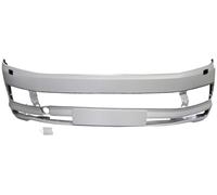Fits Volkswagen Transporter T6 Front Bumper Primed WHeadlight Wash Holes 15-20