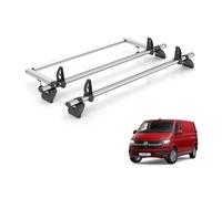 Vw Transporter Roof Rack Fits 2002-2022 Tailgate Vans 2X Bars + Loadstops Rhino Only Fits Models With Tailgate Rear Doors