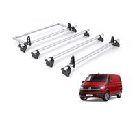Vw Transporter Roof Rack Fits 2002-22 T5/t6 4X Bars + Roller Rhino Kammbar Fleet Only Fits Models With Rear Barn Doors