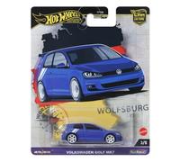 VW Volkswagen Golf Mk7 - blue - HOT Wheels 1:64
