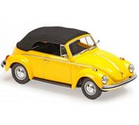 VW Volkswagen Käfer / Beetle 1302 Cabrio - 1970 - yellow - Maxichamps 1:43