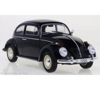 VW Volkswagen Käfer Beetle 1960 black diecast model car WB124177 Whitebox 1:24