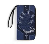 VWCSDSCS Personalized Grandma's Little Sweethearts Wallet-Loving Gift for Mother Grandma from Daughter Son Grandkids,Customized Name Cartoon Image