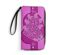 VWCSDSCS Personalized Grandma's Little Sweethearts Wallet-Loving Gift for Mother Grandma from Daughter Son Grandkids,Customized Name Cartoon Image