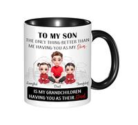 VWCSDSCS Personalized The Only Thing Better Than Me Having You As My Son,Custom Be A Dad Coffee Cup Warm Hearted Gift for Son from Daddy