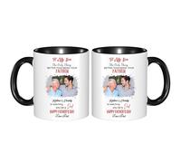 VWCSDSCS Personalized to My Son from Father Mug The Only Thing Better Than Being Your Father is Watching You Be A Dad Mug,Custom Father and Son Coffee Cup,Gifts for Father