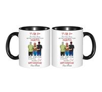 VWCSDSCS Personalized to My Son from Parents Mug The Only Thing Better Than Being Your Parents is Watching You Be A Dad Mug,Custom Parents and Son Coffee Cup,Gifts for Parents