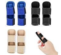 Vwejofff 6-Pack Finger Splint for Trigger Finger & Arthritis Relief, Adjustable Finger Splints for Broken Finger or Bent Finger Support, Mallet Finger Brace for Pain Relief & Locking Finger Tendon