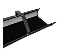 VWINDESK Under Desk 23.5 Inch Mesh Fabric Cable Management Tray, Power Cable Holder, Cord Organizer, Make Wire Tidy for Height Adjustable Desk, Black