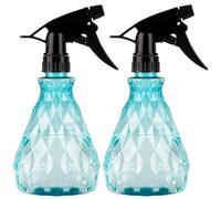 Vwoqiy 2 Pcs Empty Spray Bottles, 500ml Water Spray Bottles with Adjustable Spray Head, Refillable Trigger Sprayer Bottles, Atomizer Plant Mister Sprayer Bottles for Plants (Blue)