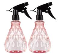Vwoqiy 2 Pcs Empty Spray Bottles, 500ml Water Spray Bottles with Adjustable Spray Head, Refillable Trigger Sprayer Bottles, Atomizer Plant Mister Sprayer Bottles for Plants (Pink)