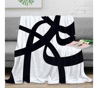 VWSXDCFVR 3D Printed Abstract lines Nap Blanket Microfiber Ultra Soft Warm Bedding Modern minimalist design 1 Bedding Throw Heartfelt Gift for Parents Grandparents Family Members 60x80inch(150x200cm)