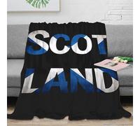VWSXDCFVR 3D Printed flag design Bedding Blanket Microfiber Warm Soft Bedding Cosy Vintage Scotland Couch Blanket for New Homeowners Housewarming Guests 40x50inch(100x130cm)